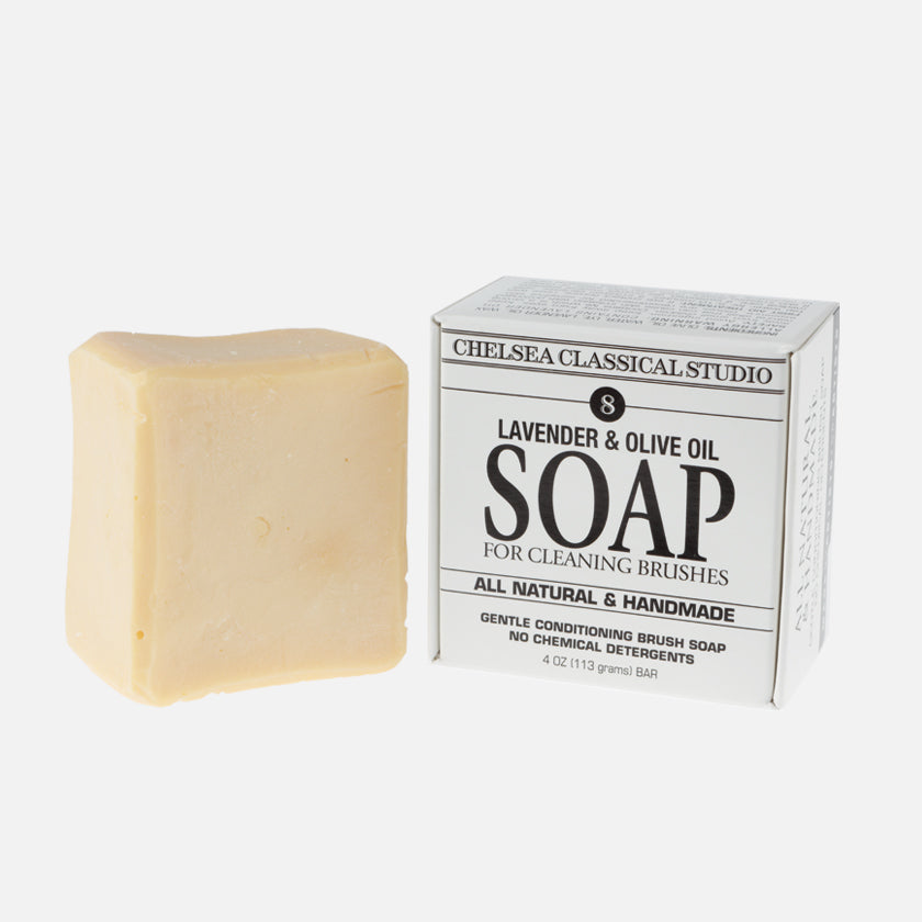 Chelsea Classical Studio Lavender and Olive Oil Brush Soap