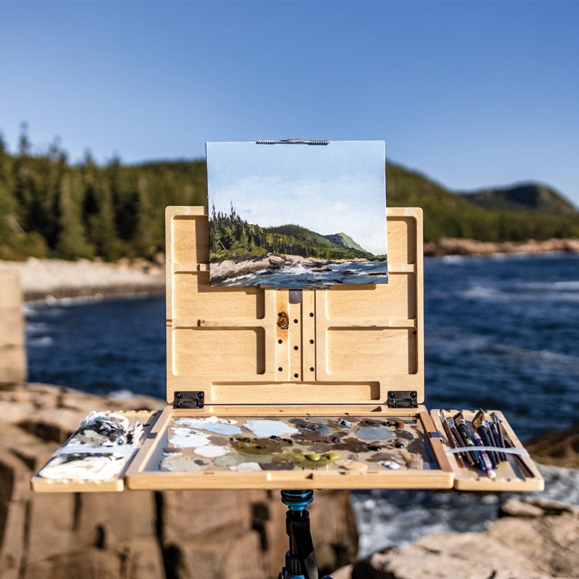 u.go Plein Air | Anywhere Wood Side Tray (4" x 11")