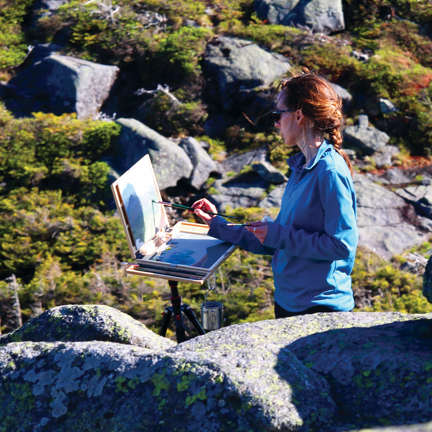 u.go Plein Air Anywhere Pochade Box, 11" x 14.5" model, landscape plain air painting