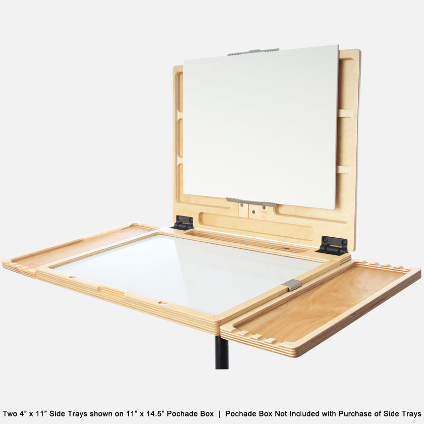 u.go Plein Air Anywhere Side Tray 4" x 11" on u.go Anywhere Pochade Box 11" x 14.5"